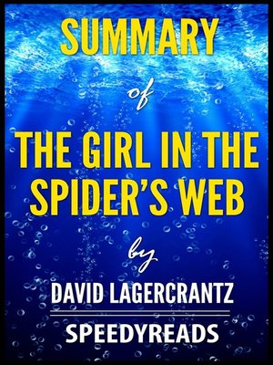 cover image of Summary of the Girl in the Spider's Web by David Lagercrantz